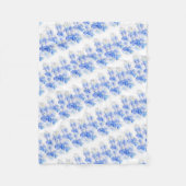 Lobelia couverture à fleurs rayées bleu (Devant)