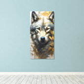 Lobo Canvas Afdruk (Insitu (Houten vloer))