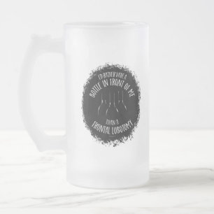 Lobotomie frontale Verre givré Mug de bière