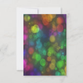 L'obscurité des invitations d'anniversaire (Dos)