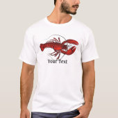 Lobster 3 Mannen BasicT-shirt T-shirt (Voorkant)