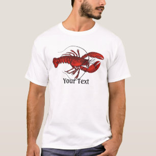 Lobster 3 Mannen BasicT-shirt T-shirt
