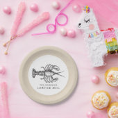 Lobster | Aangepaste zeeboil Papieren Bordje (Feest)