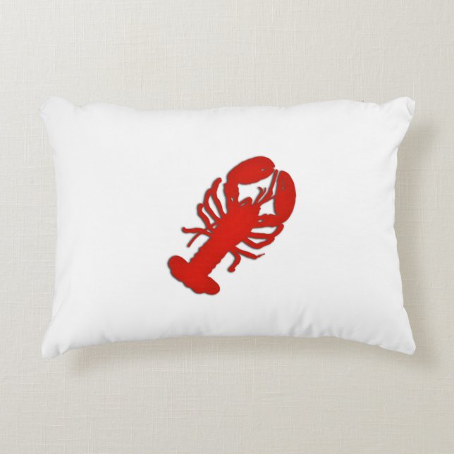Lobster Accent Kussen (Voorkant)