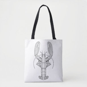 Lobster Adult Coloring Full Tas