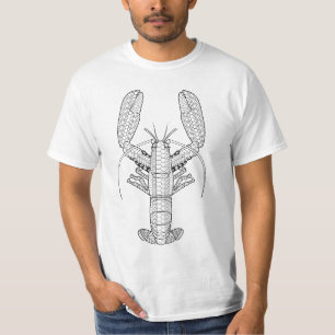 Lobster Adult Coloring Shirt