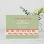 Lobster Bake Invitation Kaart (Staand voorkant)