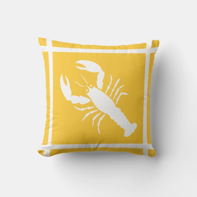 Lobster | Beach House Kussen (Voorkant)