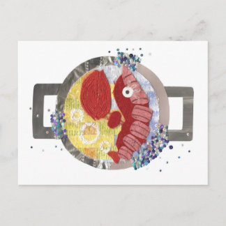 Lobster Beach No Background Briefkaart