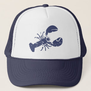 Lobster Blue White Trucker Pet
