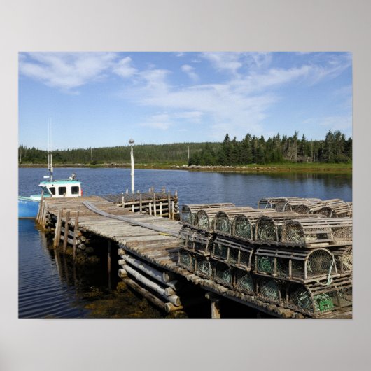 Lobster Boat, Mushaboom, Nova Scotia, Canada Poster (Voorkant)