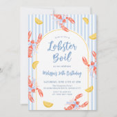 Lobster Boil Fête de fruits de mer Invitation (Devant)