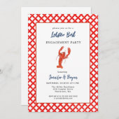 Lobster Boil Fruits de mer invitation (Devant / Derrière)