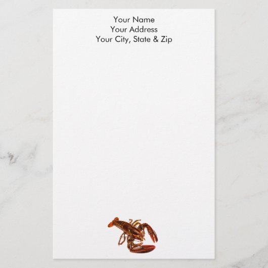 Lobster Briefpapier (Voorkant)