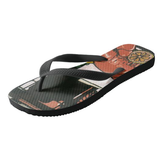 Lobster Champagne Fancy partij Teenslippers (Schuin)