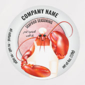 Lobster Chef Seafood Spice Labels (Design 2)