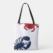 Lobster Crabe Grand Design Rouge Blanc Bleu Sac (Dos)