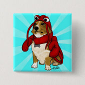Lobster Dog Button (Voorkant)