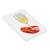 Lobster en wijn magneet (Rechterzijde)