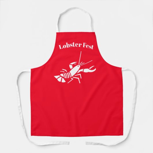 Lobster Fest Apron Schort (Voorkant)