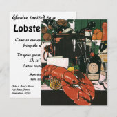 Lobster Fest Champagne Kaart (Voorkant / Achterkant)