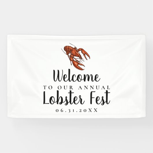 Lobster Fest Party Banner (Horizontaal)