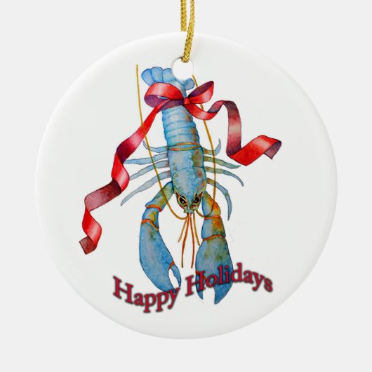 Lobster Holiday Ornament (Voorkant)