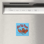 Lobster Hot Tub Tijd Magneet (Insitu (Vaatwasser))