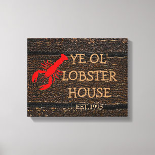 Lobster House Canvas Afdruk