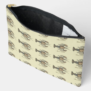 Lobster Illustration Antiek Maine Seafood Etui