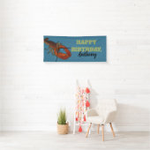 Lobster in het Blue Zee Personalized Spandoek (Insitu)