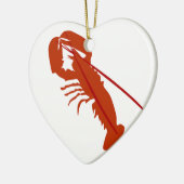 Lobster Keramisch Ornament (Links)