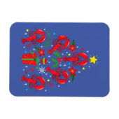 Lobster kerstboomversiering Funny Xmas Gift Magneet (Horizontaal)