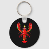Lobster Lighting Xmas Tree Matching Lobster Christ Sleutelhanger (Voorkant)
