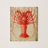 Lobster Lovers  Style Drawing Puzzle Legpuzzel (Verticaal)
