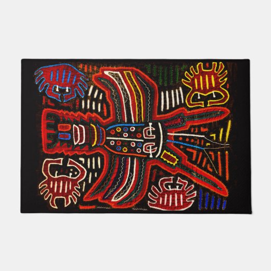 Lobster Mola Doormat Deurmat (Voorkant)