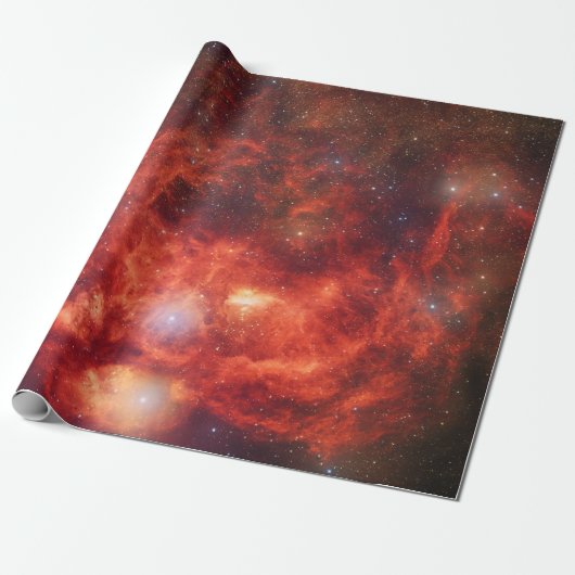 Lobster Nebula Cadeaupapier (Uitgerold)
