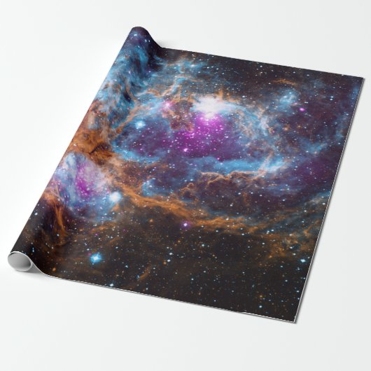 Lobster Nebula Cadeaupapier (Uitgerold)