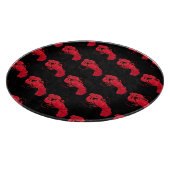 Lobster on Black Background by Marsden Hartley Snijplank (Hoek)