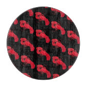 Lobster on Black Background by Marsden Hartley Snijplank (Voorkant)