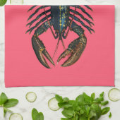 Lobster -  ontwerp theedoek (Gevouwen)