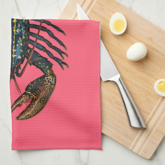 Lobster - ontwerp theedoek (Quarter Fold)