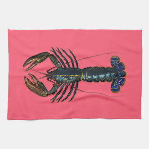 Lobster -  ontwerp theedoek