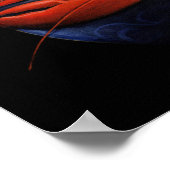 Lobster op Bord Tiffany Poster (Hoek)