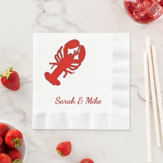 Lobster persoonlijk servetten (Insitu)
