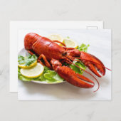 Lobster Photo Briefkaart (Voorkant / Achterkant)