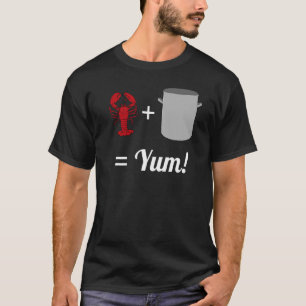 Lobster Plus Pot evenaart Yum T-shirt