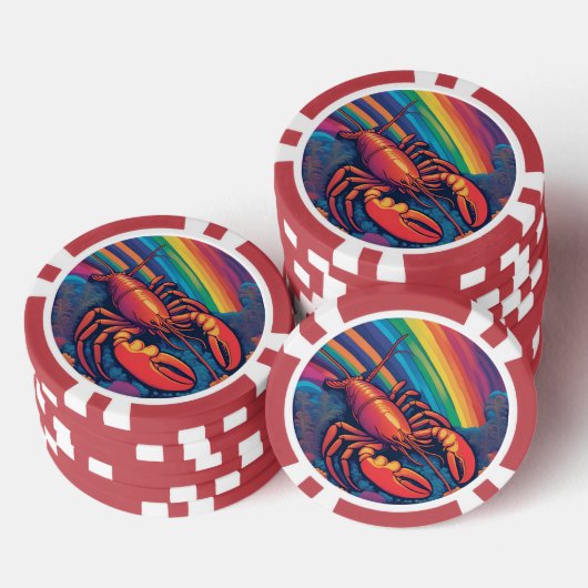 Lobster Poker Chips (Opstapeling)