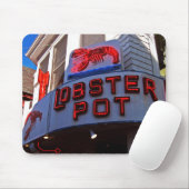 Lobster Pot Neon Sign Muismat (Met muis)