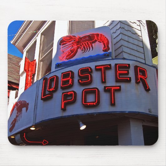 Lobster Pot Neon Sign Muismat (Voorkant)
